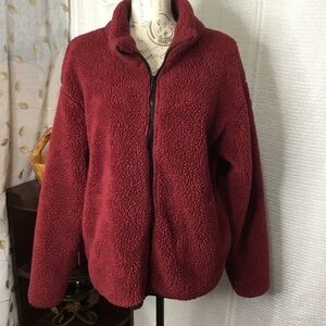 Victoria’s Secret PINK Front Zip Sherpa Teddy Jacket